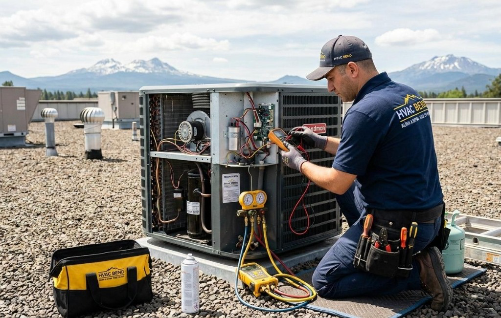 HVAC Expert at Work